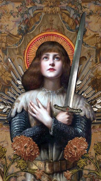 Santa Joana D'arc, European Style Outfits, Saint Joan Of Arc, St Joan, Historical Women, Joan Of Arc, Biblical Art, The Maids, Book Projects