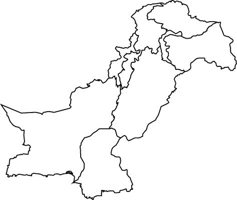 Pakistan full complete-map-with-all-states-and-provinces black outline #Pakistan #map #outline #art #madeinpakistan Pakistan Map Illustration, Pakistan Map Drawing, Map Drawing Ideas, 3rd Grade Reading Comprehension Worksheets, Ayeza Khan Wedding, Pakistan Map, Map Sketch, Map Drawing, Happy Anniversary Cakes