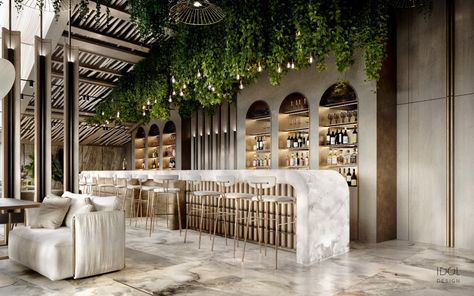 Barbershop Design Interior, Onyx Bar, Luxury Restaurant Interior, Cafe Bar Design, Boutique Hotels Design, Barbershop Design, Bar Interior Design, Luxury Restaurant, Modern Restaurant