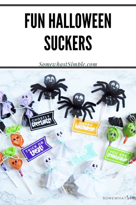 Sucker Halloween Treats, Thanksgiving Candy Bar Wrappers, Halloween Lollipops, Ghost Lollipops, Lollipop Craft, Fair Crafts, Thanksgiving Candy, Halloween Lollipop, Printable Gift Tags