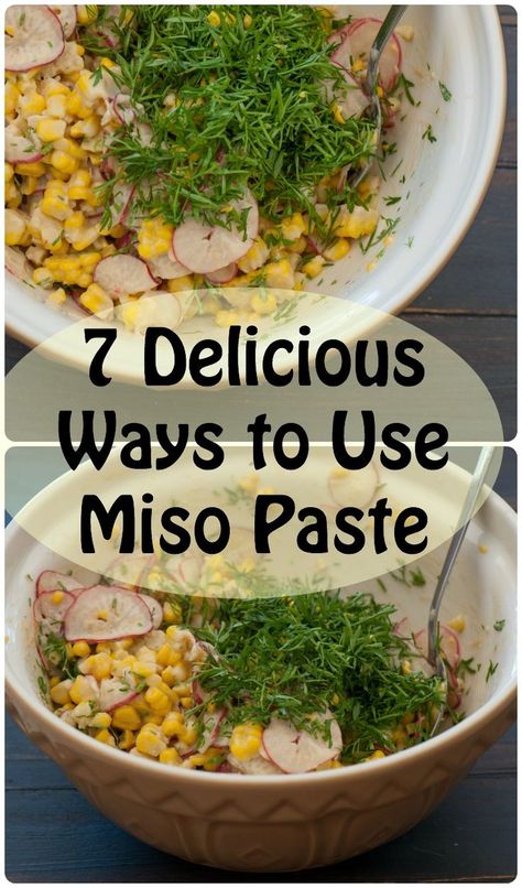 Don�t you hate it when you buy a new ingredient to use in a recipe only to end up with a big jar of said ingredient cluttering your fridge? Me too. Here's my 7 ways to use up miso paste; http://thestonesoup.com/blog/2015/02/7-delicious-ways-to-use-miso-pa Uses For Miso Paste, Easy Miso Recipes, Sweet Miso Recipes, Recipes Using Miso Paste, Miso Paste Uses, Recipes With Miso Paste, Miso Paste Recipes, Miso Rice, Miso Recipes