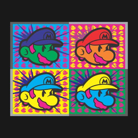 Mario Bros Pop Art Mario Pop Art, Foose, Mario Art, Be Unique, Art Pop, Mario Bros, Super Mario, The Internet, Pop Art