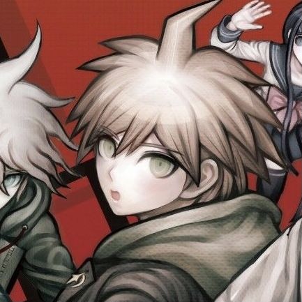 1/2 matching icons Danganronpa Pfp, Makoto Naegi, Danganronpa Trigger Happy Havoc, Danganronpa 1, Silly Games, Man And Wife, Trigger Happy Havoc, Trigger Happy, Danganronpa 3