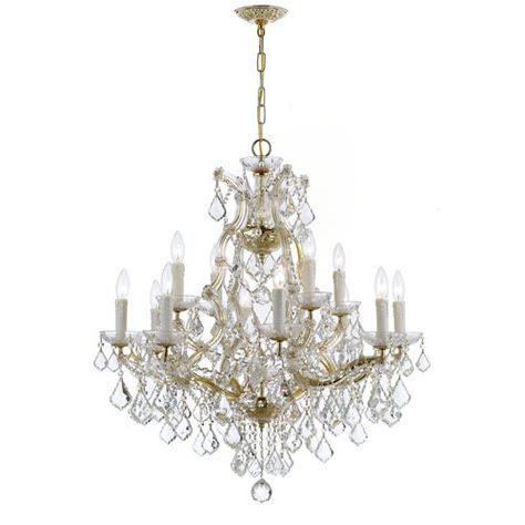 Maria Theresa Gold 12-Light Chandelier History Knowledge, Maria Theresa Chandelier, Crystorama Lighting, Hanging Crystal, Maria Theresa, Classic Chandelier, Classic Chandeliers, Crystal Chandelier Lighting, Chrome Chandeliers