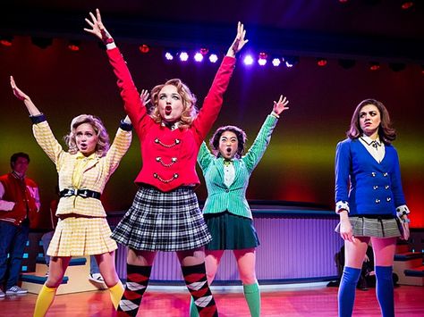 Heathers: The Musical - Show Photos - PS - 3/14 - Elle McLemore - Jessica Keenan Wynn - Alice Lee - Barrett Wilbert Weed Heathers Broadway, Heathers Costume, Barrett Wilbert, Heathers Musical, Veronica Sawyer, Movie Wall, Heathers The Musical, Cosplay Inspiration, Theatre Nerds