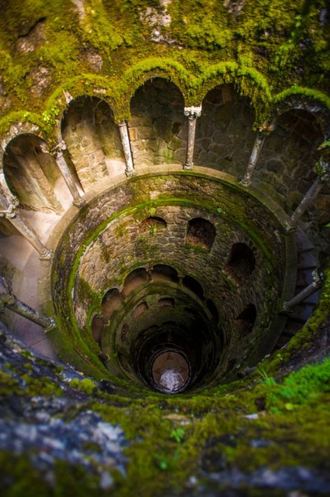 birdsonqs: “ ‘Spiral Tower in Quinta Da Regaleira, Sintra’ by Stephani Elizabeth ” Spiral Tower, Quinta Da Regaleira, Vernacular Architecture, Minecraft Architecture, Beautiful Places Nature, Greatest Adventure, Pretty Places, Abandoned Places, Natural Wonders