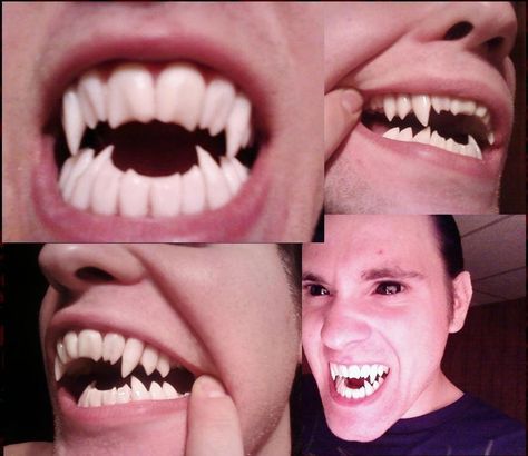 Teeth Fangs Natural, Michael Corvin, Underworld Evolution, Dental Impressions, Vampire Teeth, Face Reference, Natural Teeth, Poses References, Human Poses