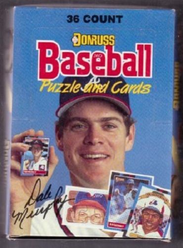 1988 Donruss Baseball Wax Un-opened Box Modern Baseball, Ozzie Smith, Roger Clemens, Doug Jones, Ryne Sandberg, George Brett, Mark Mcgwire, Barry Bonds, Nolan Ryan