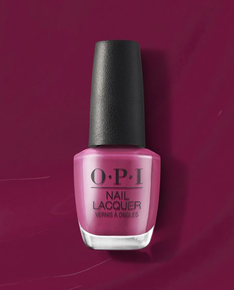 Feelin’ Berry Glam Nail Polish | OPI Opi Mauve Colors, Dark Magenta Nails, Magenta Nail Polish, Berry Nail Polish, Mauve Colors, Nail Base Coat, Nails Flower, Opi Polish, No Chip Nails