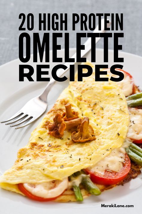 20 High Protein & Low Carb Omelette Recipes for Weight Loss | Omelettes are seriously underrated. Packed with protein and even keto-friendly, they're the perfect option for easy, healthy breakfasts! There are so many fun and delicious twists you can use so your recipes are never boring like: veggies, ham, feta, and more! Whether you prefer an egg white omelette, traditional western, or want to try something new, we're sharing our fave recipes plus 9 tips to make the perfect omelette every time! Low Carb Omelette, Omelette Recipes, Ham And Cheese Omelette, Healthy Omelette, Omlet Recipes, Omelette Recipe Easy, Lung Cleanse, Omelets Recipe, Veggie Omelette