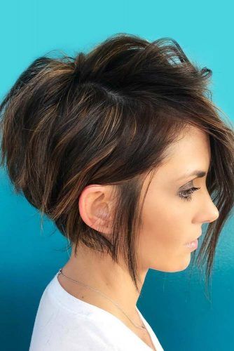 Edgy Bob Hairstyles, Short Asymmetrical Haircut, Kort Bob, Asymmetrical Haircut, Balayage Bob, Longer Pixie Haircut, Long Pixie Hairstyles, Long Pixie Cuts, Long Pixie