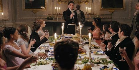 Bridgerton Scenes, Bridgerton Party, 20th Birthday Party, Jane Austen Novels, Julia Quinn, Queen Charlotte, Group Of People, 20th Birthday, Movie Stills