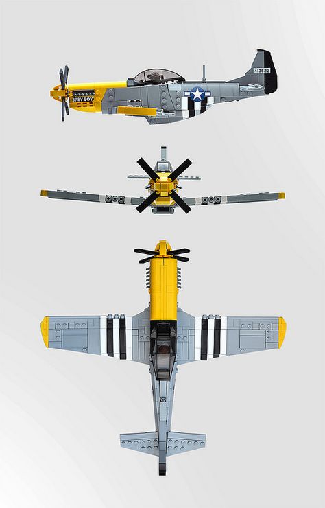 Lego Mustang, Lego Mustang Moc, P 51 Mustang, Lego Steampunk Airship, Lego Plane, Lego Ww2, Lego Star Wars Microfighters, Lego Speed Champions, Lego Army