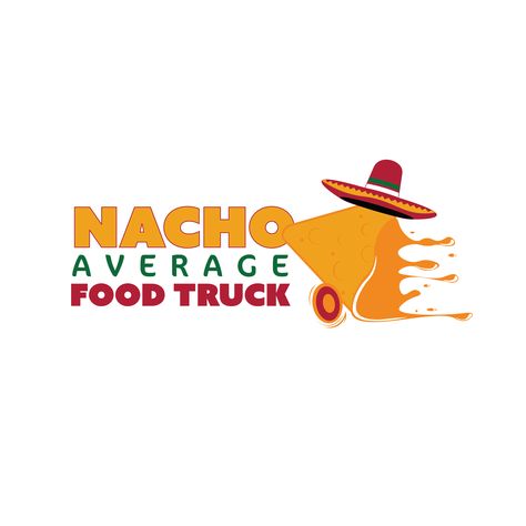 Logo design for a food truck that would have a handful of different type of nachos and beverages to compliment their dishes. This logo is just a part of another bigger project that is on the way. Food Truck Logo, Truck Logo, Logo Creation, Nachos, Food Truck, Diner, A Food, The Way, Logo Design