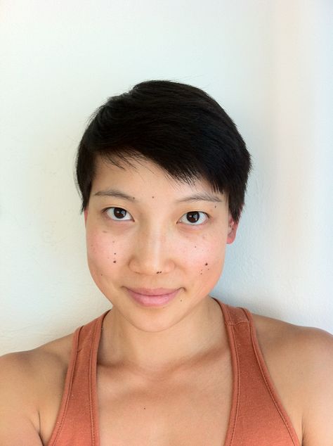 My pixie haircut. I'm Asian with super-straight hair and big cheeks. It works, go for it! Big Cheeks, Go For It, Japanese Women, Pixie Haircut, Straight Hairstyles, Asian Beauty, It Works, Hair Cuts, Hair