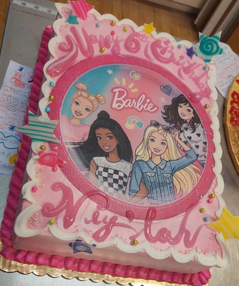 Barbie Birthday Sheet Cake, Barbie Sheet Cake Ideas, Barbie Sheet Cake, Birthday Sheet Cakes, Cake Girl, Barbie Theme, Barbie Birthday, Bday Cake, Special Occasion Cakes