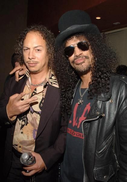 Kirk Hammet and Slash Slash Hudson, Family Clip Art, Kirk Hammet, Kirk Metallica, Best Guitarist, Kirk Hammett, Rock Baby, Heavy Metal Music, Mötley Crüe