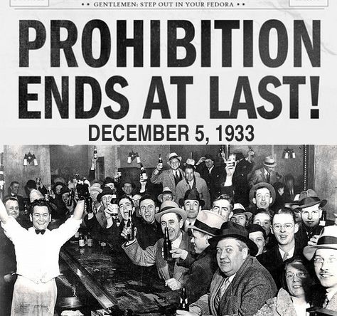 Prohibition Bar, Speakeasy Decor, End Of Prohibition, Prohibition Party, Prohibition Era, 20s Party, Bar Beer, Roaring 20, Newspaper Headlines