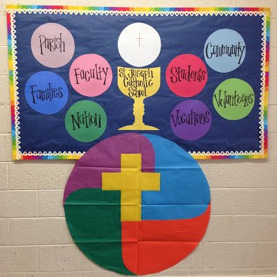 Catholic Schools Week 2016 Catholic Schools Week Bulletin Board, Catholic Bulletin Boards, Religious Bulletin Boards, Catholic Schools Week, Church Bulletin Boards, Catholic Education, Catholic Crafts, School Week, Church Bulletin