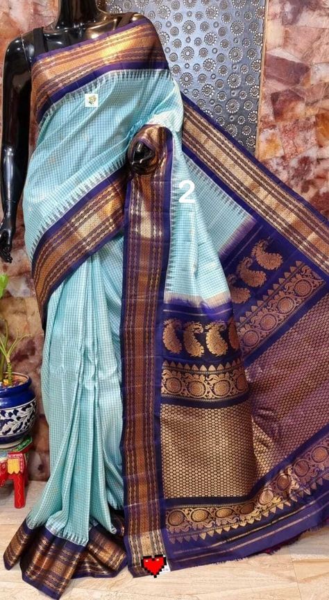 Excited to share the latest addition to my #etsy shop: Silk Mark Certified Handloom Gadwal Silk Saree,Kuttu Border,All Over Check and Buttis,Rich Pallu,Handwoven Zari Work,Silk Sarees for Women https://etsy.me/3ojNyN1 #gadwalsilksaree #gadwalpattusaree #gadwal Gadwal Pattu Sarees, Gadwal Silk Sarees, Gadwal Sarees, Burnt Hair, Checks Saree, Sarees For Women, Designer Dresses Casual, Latest Sarees, Zari Work