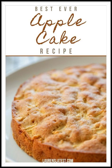 I’m so excited to be sharing this recipe for Fresh Apple Cake with you all today! It’s a super-simple recipe that is made from scratch using pantry ingredients and fresh apples peeled and diced to keep your cake moist and fresh. It’s truly a delicious recipe you will want to make again and again. Simplicity at its best. Best Jewish Apple Cake Recipe, Best Apple Cake, French Apple Cake, Fresh Apple Cake, Apple Cake Recipe, The Best Dessert, Gateaux Cake, Apple Cake Recipes, Apple Desserts