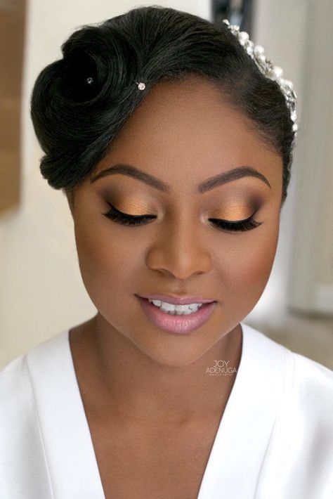 Fantastically Flawless make up job Black Bridal Makeup, Makeup Cantik, Wedding Hairstyles And Makeup, Makeup Magazine, Wedding Makeup Tips, Bridal Makeup Wedding, Wedding Day Makeup, Beauty Make-up, Wedding Makeup Looks