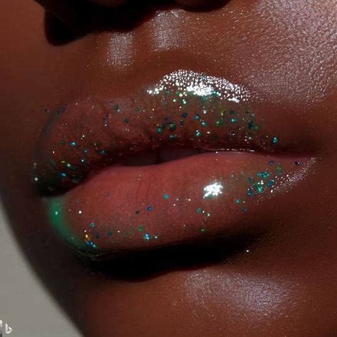 Crystal Lips, Makeup Ideas, Lip Gloss, Makeup, Green, Beauty, Quick Saves, Make Up Ideas, Make Up