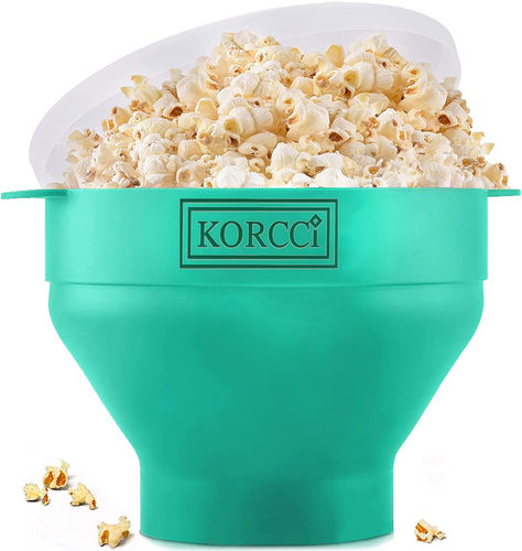 Unlike prepackaged microwave popcorn loaded with artificial ingredients and sodium, our popper offers a low-toxic alternative. Crafted from high-quality silicone, it ensures minimal chemical leaching for a safer snacking experience.  Enjoy guilt-free movie nights knowing you're making a healthier choice! Pin contains an Amazon affiliate link #LowToxicity #HealthySnacks #MovieNight #lowtoxliving Microwave Popcorn Maker, Air Popper, Microwave Popcorn Popper, Safe Green, Collapsible Bowl, Popcorn Bowl, Popcorn Kernels, Popcorn Popper, Popcorn Bags