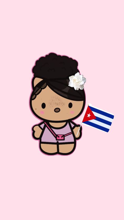 Cuban Flag, Hello Kitty, Flag, Kitty