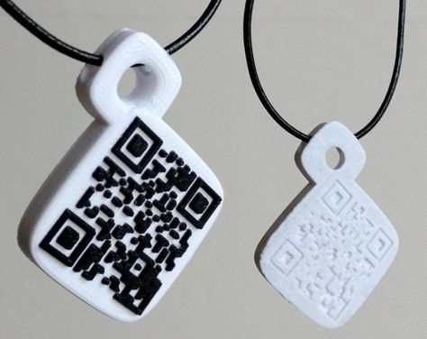 Qr Code Necklace, Fursuit Ideas, Office Creative, St Luke, 3d Ideas, Elder Care, 3d Printing Art, Saint Luke, 3d Printing Diy