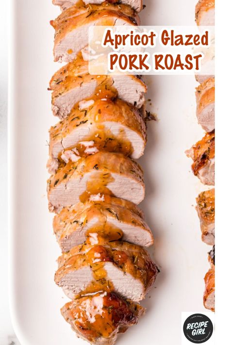 Boneless Pork Loin Recipes, Pork Loin Recipes Oven, Apricot Pork, Apricot Sauce, Pork Roast Recipe, Apple Pork Tenderloin, Pork Roast In Oven, Pork Loin Roast Recipes, Slow Cooker Pork Tenderloin