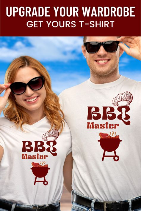 BBQ master gifts, Barbeque t shirt, BBQ shirt ideas, Grilling shirts, funny BBQ shirts, Grill party, #GrillLife #BBQParty #FlavorfulDelights #FoodieFun #FireUpTheGrill Bbq Sayings Funny, Bbq Tshirt Ideas, Funny Bbq Aprons, Bbq Tshirts Funny, Masters Gift, Bbq Shirt, Team Groom, Grill Party, Catchy Slogans