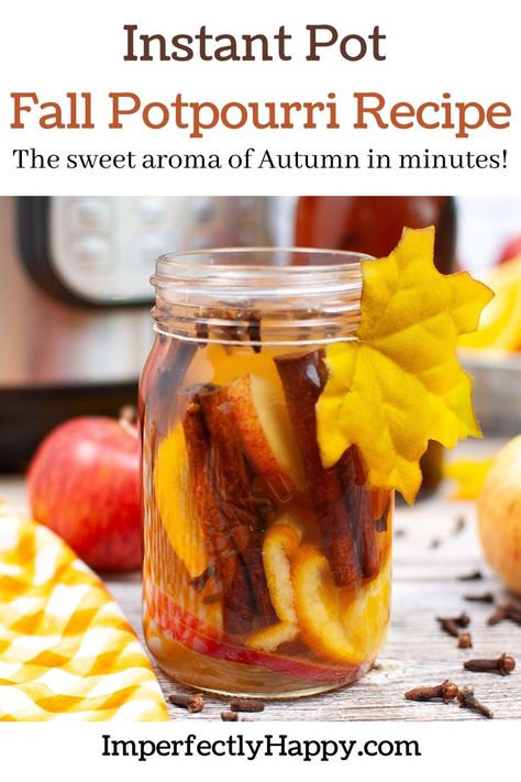 Create potpourri at home with this Instant Pot Fall Potpourri Recipe. You can keep your home smelling its best using such simple ingredients, such as cloves and ground nutmeg. Pot Potpourri, Diy Potpourri, Potpourri Recipe, Fall Potpourri, Potpourri Recipes, Ground Nutmeg, Instant Pot Pressure Cooker, Happy Home, Vegan Paleo