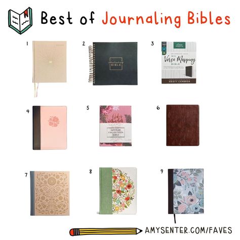 Check out Amy Senter's Amazon Page for my favorite Journaling Bible Recommendations! Bible Recommendations, Amy Senter, Bible 2, Journaling Bible, Inspirational Books, Favorite Products, Bible Journaling, Meaningful Gifts, Bible Study