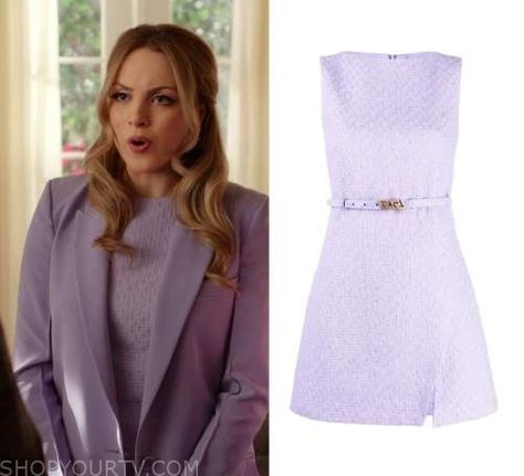 Dynasty Season 5, Dynasty Fallon, Fallon Carrington, Worn On Tv, Where To Buy Clothes, Clothes Outfits, Fashion Tv, Tweed Dress, Clothes Style