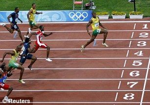 Usain Bolt of Jamaica celebrating while winning the men's 100m final at the Beijing 2008 Olympic Games. Jason Reed / Reuters Usain Bolt Running, Olympic Runners, Usain Bolt, Fastest Man, Kids Diet, World Of Sports, 100m, Track And Field, Olympic Games