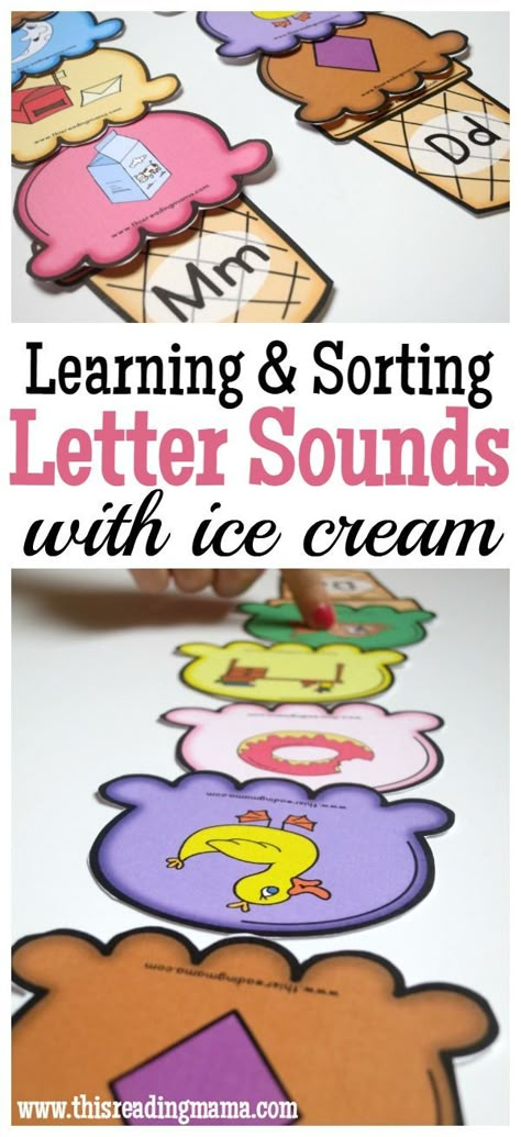 Beginning Letter Sounds, Letter Sound Activities, Letter Games, File Folder Games, Preschool Literacy, Creative Curriculum, Kindergarten Ela, Folder Games, Literacy Stations