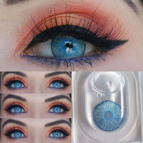 HOT SALES – Mecoeye Color Contacts For Halloween, Cool Contacts, Colored Eye Contacts, Cosmetic Contact Lenses, Prescription Colored Contacts, Eye Contact Lenses, Soft Contact Lenses, Cosplay Contacts, Blue Contacts