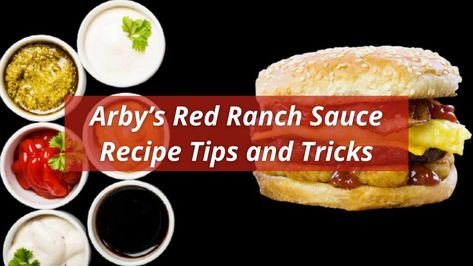 The one that you get in packets is usually the "Arby's red ranch sauce". It is more of a tangier sauce with a little sweetness. Arbys Red Ranch Sauce, Red Ranch Sauce Arbys, Arby's Red Ranch Sauce Recipe, Arby’s Red Ranch Sauce, Arbys Red Ranch, Arby’s Sauce Recipe, Arbys Sauce Copycat, Arbys Sauce Recipe, Ranch Sauce Recipe