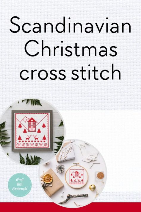 Free Scandinavian Christmas cross stitch - Craft with Cartwright Scandinavian Cross Stitch Patterns Free, Cross Stitch Christmas Ornaments Free, Scandinavian Cross Stitch Patterns, Christmas Cross Stitch Patterns Free, Snowflake Cross Stitch, Cross Christmas Tree, Christmas Embroidery Patterns, Cross Stitch Christmas Ornaments, Cross Stitch Tree