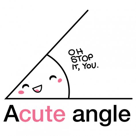 Acute Angle Acute Angle, Math Puns, Math Quotes, Math Jokes, Science Tshirts, Nerd Humor, Math Humor, Science Jokes, Science Humor