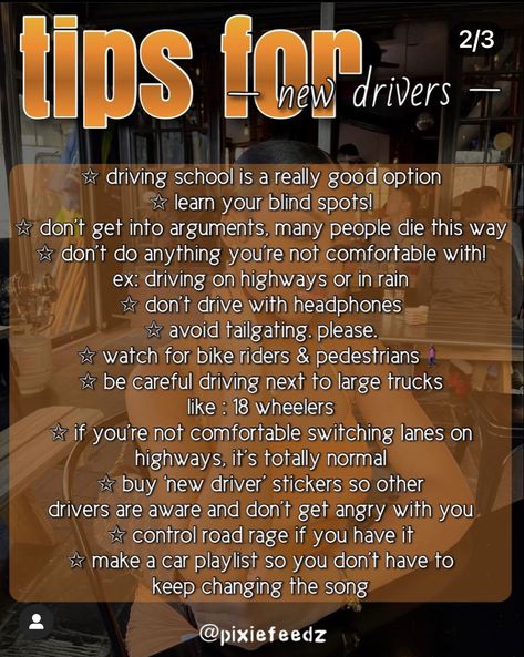 Driving Tips For Beginners, Learning To Drive Tips, Learn Car Driving, Driving Basics, Best Cars For Teens, Car Life Hacks, Car For Teens, Car Facts, Drivers Education