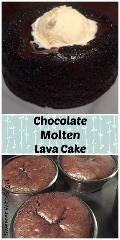 Chocolate Molten Lava Cake | Sweeter With Sugar Chocolate Lava Cake With Box Cake, Lava Cake Recipe With Box Cake, Cake Mix Lava Cake, Lava Cake Recipe Easy, Chocolate Molten Lava Cake, Molten Lava Cakes Recipe, Molten Lava Cake, Chocolate Lava Cake Recipe, Molten Cake