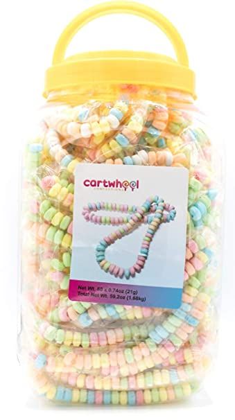 Candy Bracelets, Coconut Candy, Nostalgic Candy, Candy Bracelet, Pastel Candy, Retro Candy, Candy Party Favors, Candy Necklaces, Rainbow Candy