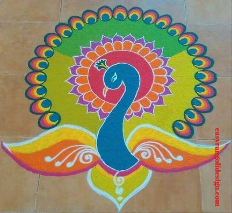 50 Amalaki Ekadashi Rangoli Designs (Rangoli Ideas) - February 2020 Amalaki Ekadashi, Circle Rangoli Design, Sita Navami, Circle Rangoli, Ekadashi Rangoli, Deepam Kolam, Karthigai Deepam, Colour Rangoli, Designs Rangoli