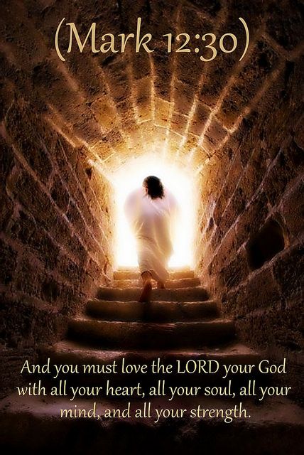 Mark 12:30 nlt | Flickr - Photo Sharing! Mark 12 30, Jesus Christ Quotes, Christ Quotes, Christian Images, Bible Characters, Scripture Pictures, Inspirational Scripture, Bible Prophecy, Bible Scripture