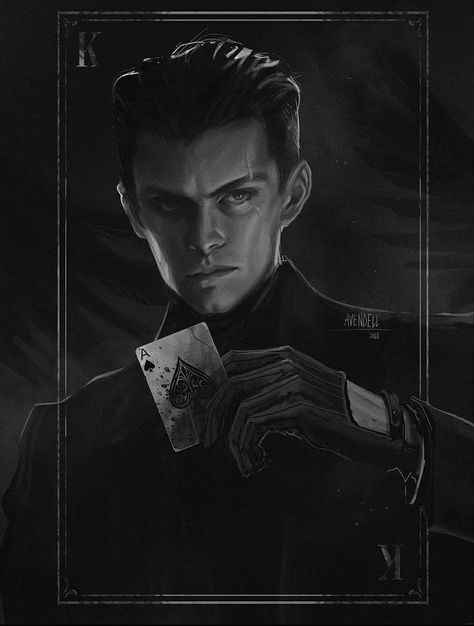 Kaz Brekker, Six Of Crows, Crows, A Man, Black And White, White, Black, Instagram