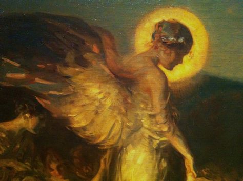 Angel - Carl von Marr Grafika Vintage, Rennaissance Art, Junji Ito, Arte Obscura, Wow Art, Old Paintings, Ethereal Art, Classical Art, Angel Art