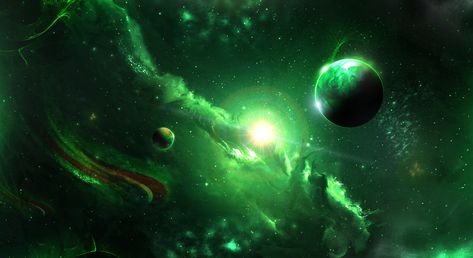 Sci Fi #Nebula #Green #Planet #Space #4K #wallpaper #hdwallpaper #desktop Green Mosaic Tiles, Purple Galaxy Wallpaper, Nebula Wallpaper, Cool Galaxy Wallpapers, Astronaut Wallpaper, Green Galaxy, Galaxy Pattern, Planets Wallpaper, Space Illustration