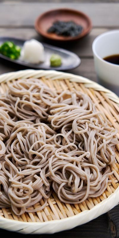 15 minutes · Serves 2 · These chilled soba noodles with a savory dipping sauce are the perfect quick meal for a hot summer day. Japanese Cold Noodles Recipe, Noodle Dough Recipe, Zaru Soba Recipe, Cold Noodles Recipes, Cold Soba Noodles, Zaru Soba, Soba Noodles Recipe, Cold Soba, Asian Noodle Recipes